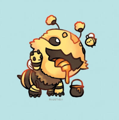 Beemaw League Sticker Art