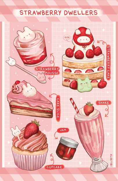 Strawberry Dwellers Poster