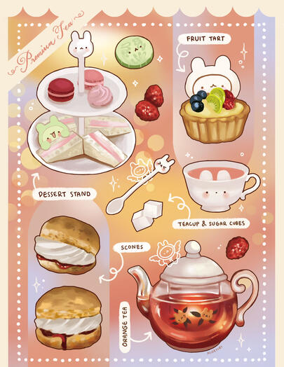 Fairy Tea Party Poster